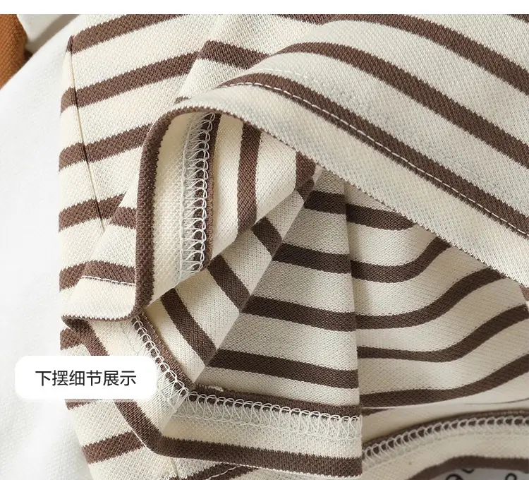 Boys Striped Polo Shirt Summer U14588 — feature 16