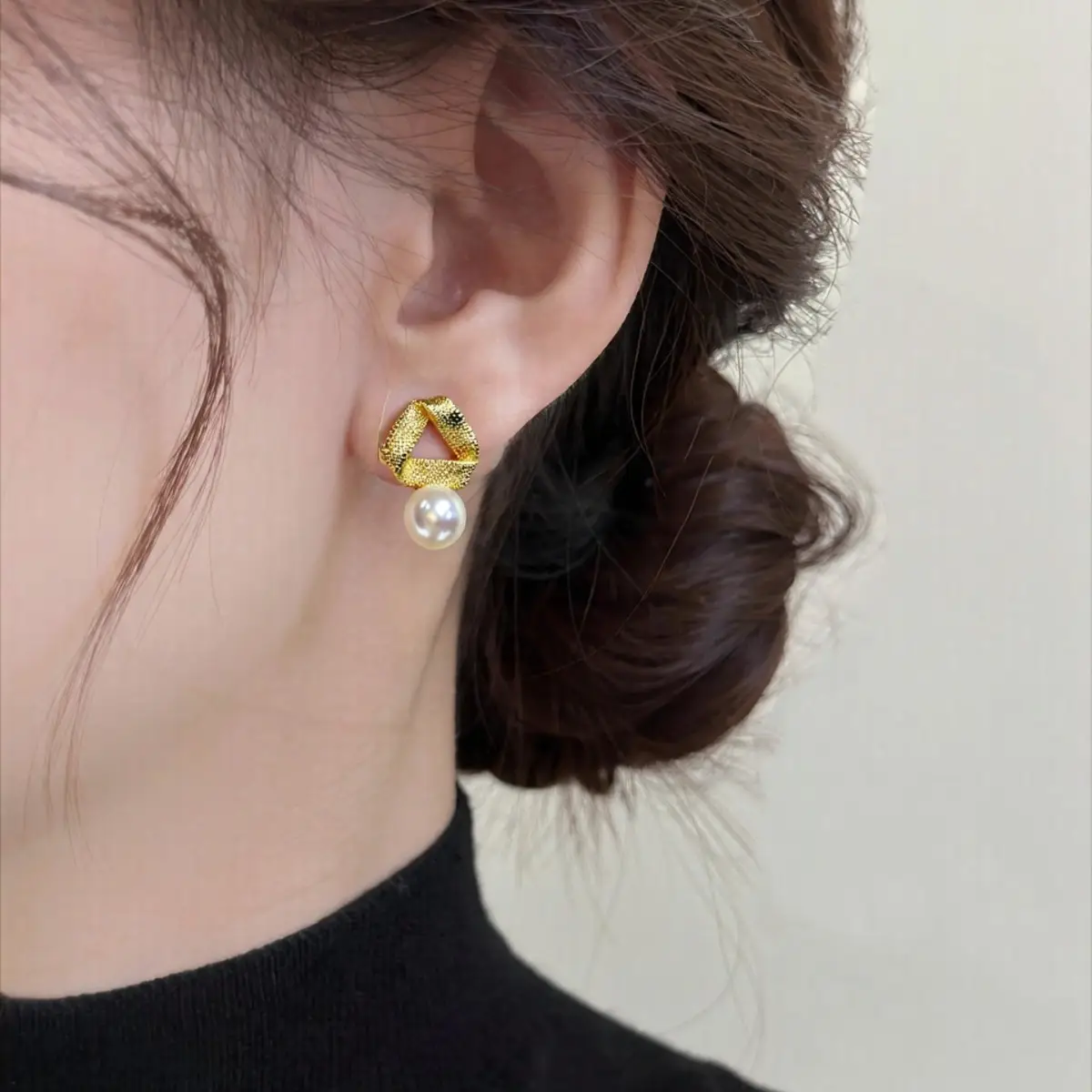 18K Gold-Filled Pearl Earrings for Women