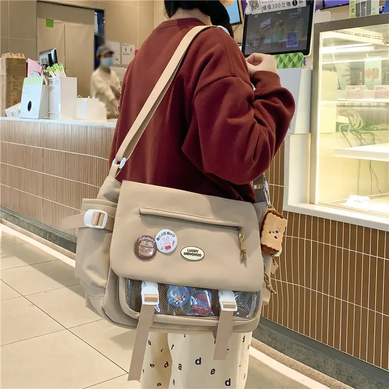 2026 White Shoulder Bag for Women College Students - Image 12