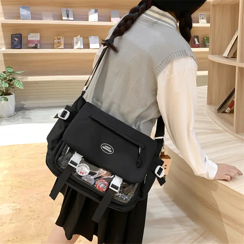 2026 White Shoulder Bag for Women College Students - Image 13