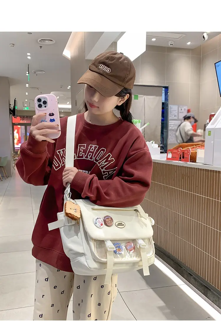2026 White Shoulder Bag for Women College Students — feature 8