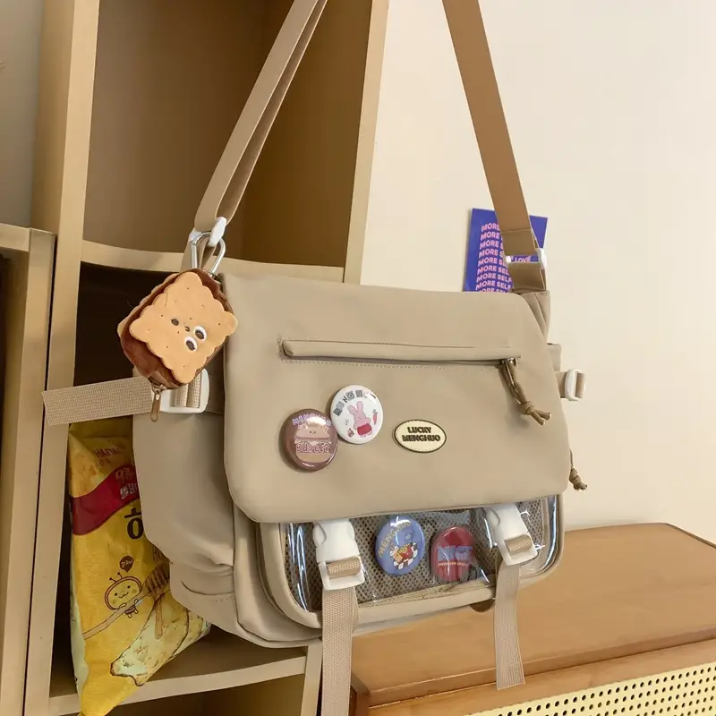 2026 White Shoulder Bag for Women College Students - Image 10