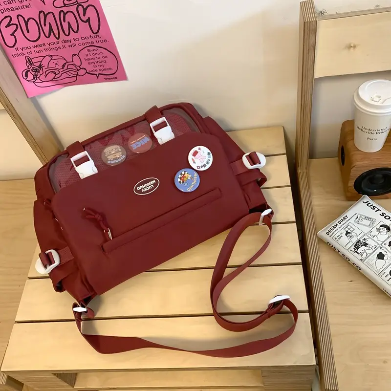 2026 White Shoulder Bag for Women College Students - Image 3