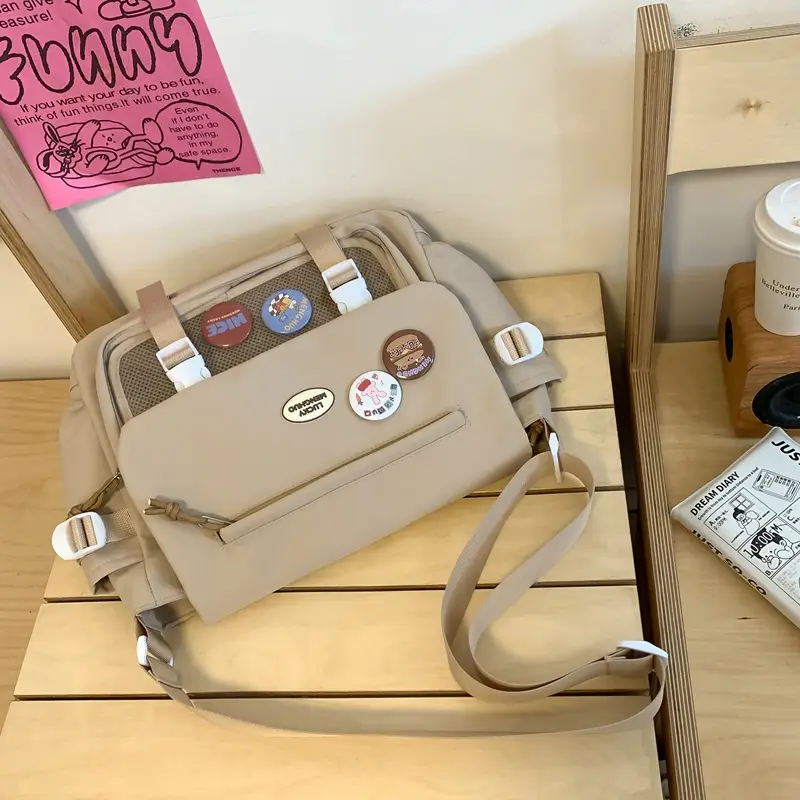 2026 White Shoulder Bag for Women College Students - Image 5
