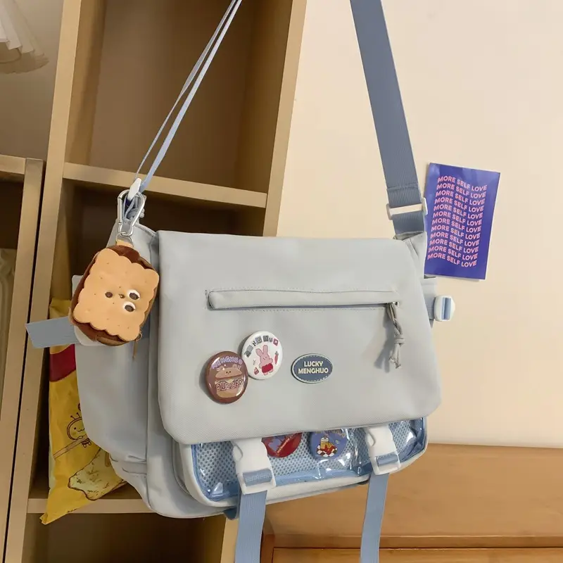 2026 White Shoulder Bag for Women College Students - Image 9