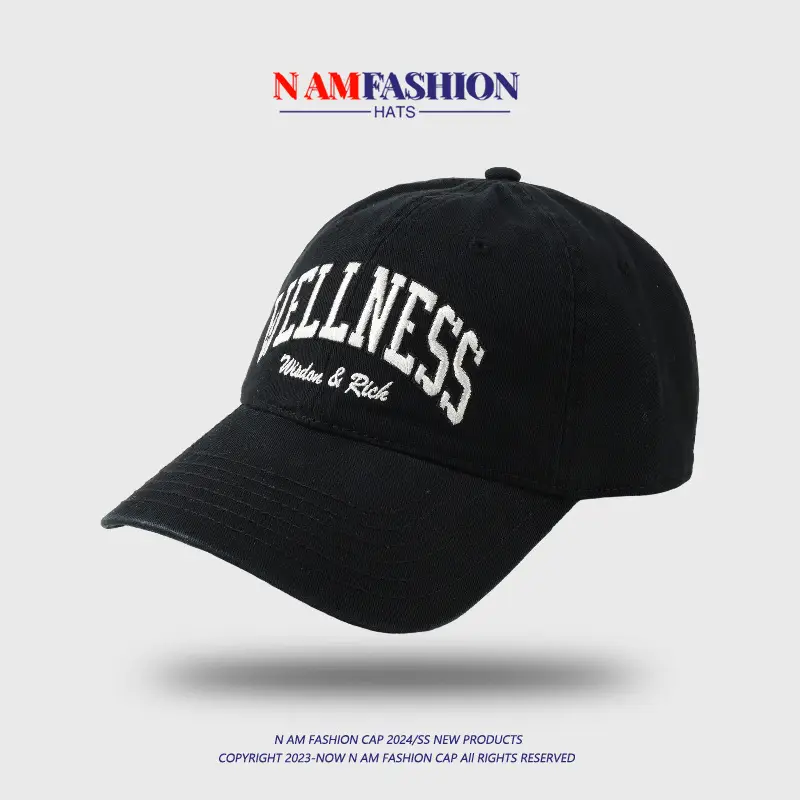 White Letter Embroidered Women's Cap Spring Summer Sun Protection - Image 11