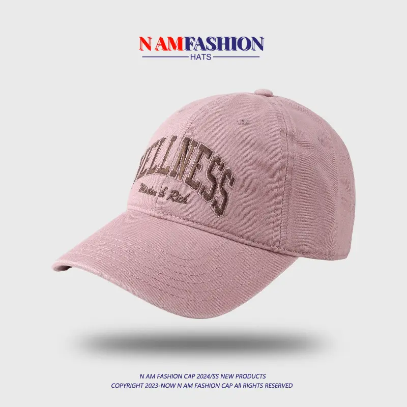 White Letter Embroidered Women's Cap Spring Summer Sun Protection - Image 4