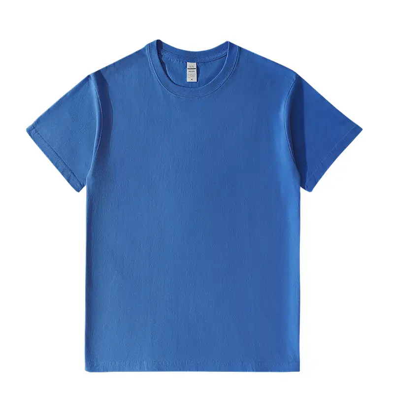 Men Heavy Cotton T-Shirt Round Neck Short Sleeve 230g - Image 12
