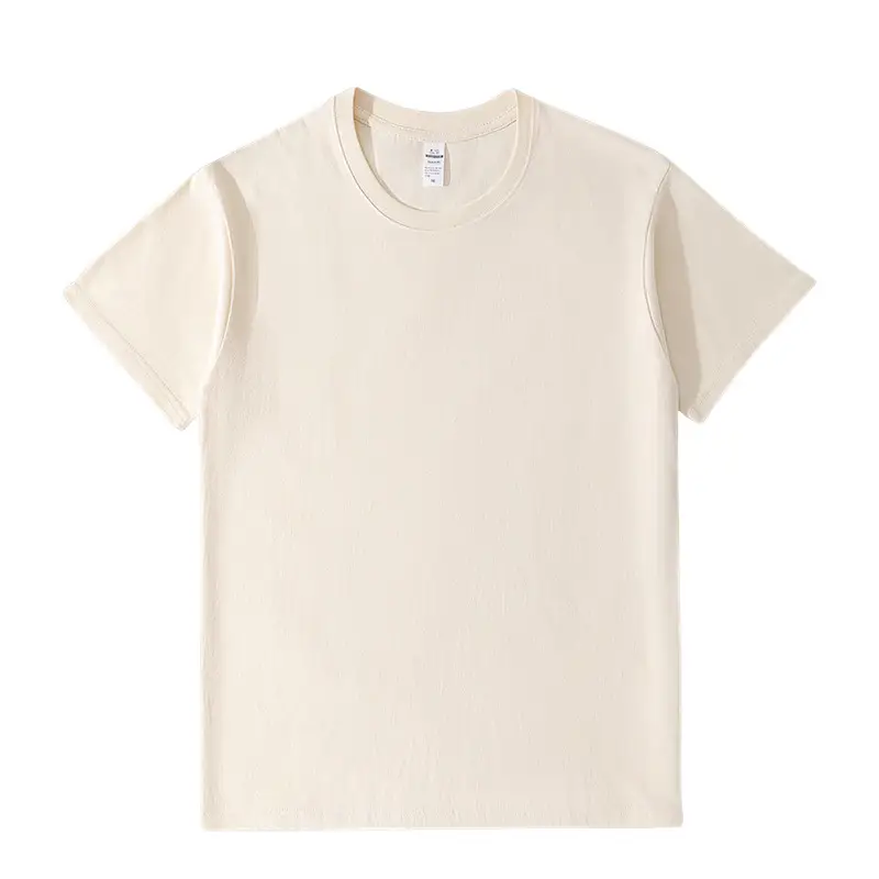 Men Heavy Cotton T-Shirt Round Neck Short Sleeve 230g - Image 2
