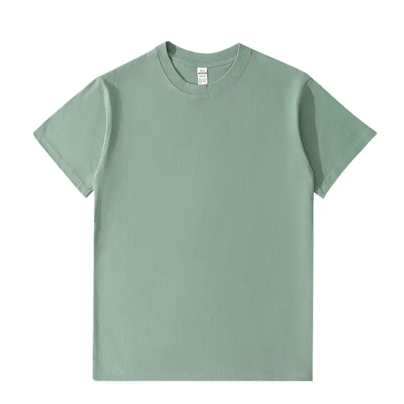 Men Heavy Cotton T-Shirt Round Neck Short Sleeve 230g - Image 9