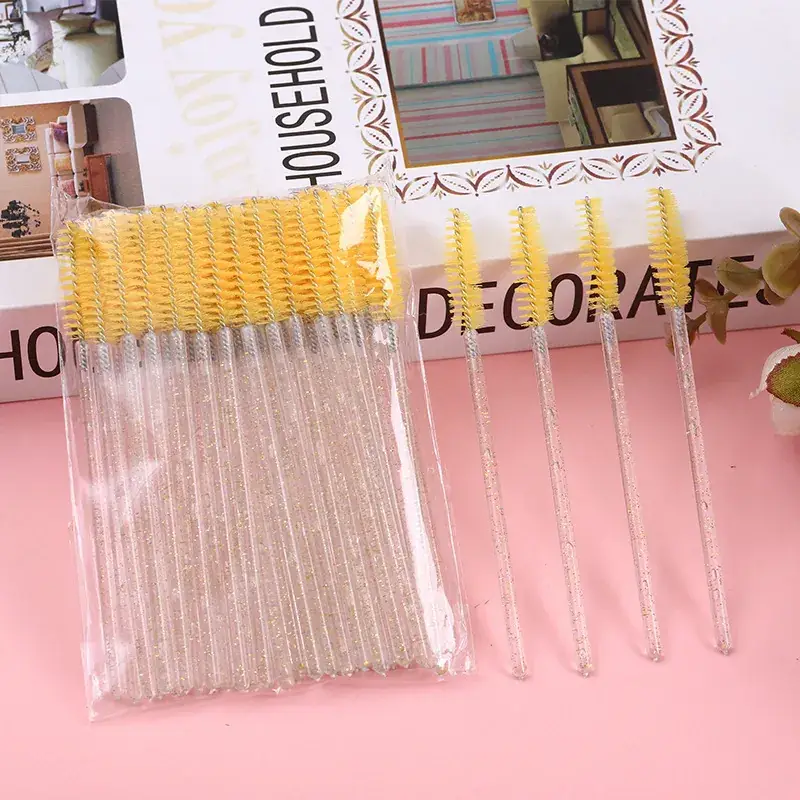 Crystal Spiral Eyelash Brush Multi-Color Mini Comb