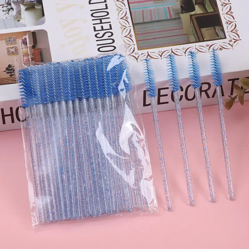 Crystal Spiral Eyelash Brush Multi-Color Mini Comb