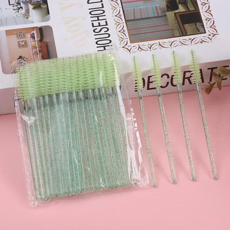 Crystal Spiral Eyelash Brush Multi-Color Mini Comb