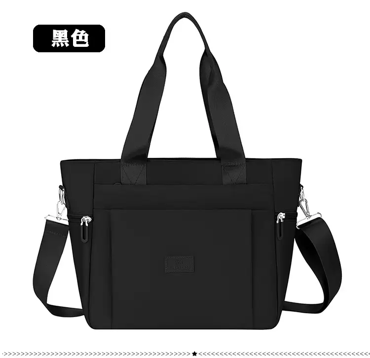 Light Blue Nylon Shoulder Bag for Women — feature 27
