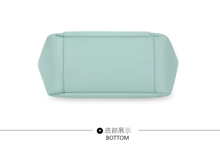 Light Blue Nylon Shoulder Bag for Women — feature 35