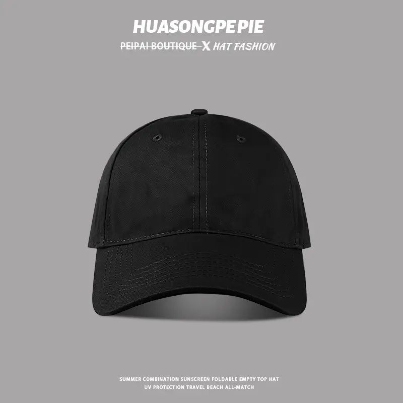 HUASONGPPEPE Solid Blue Baseball Cap with Big Head Circumference — feature 8