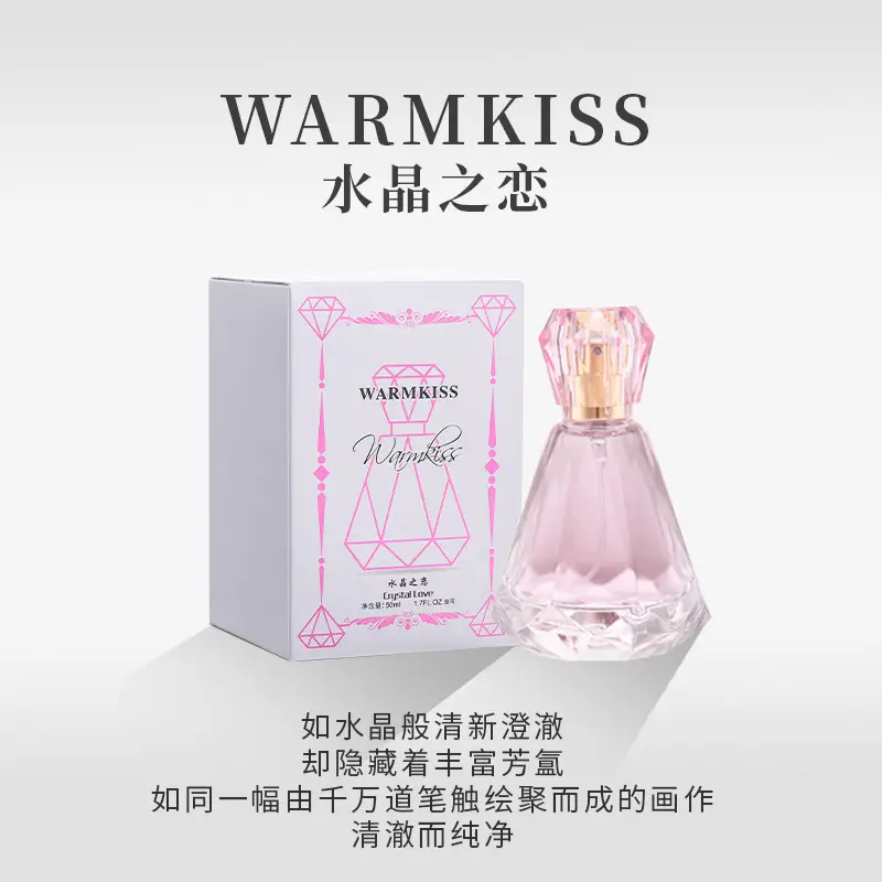 Popular online celebrity Crystal Love Ocean heart Diamond perfume long-lasting light fragrance men and women perfume Vietnam wholesale