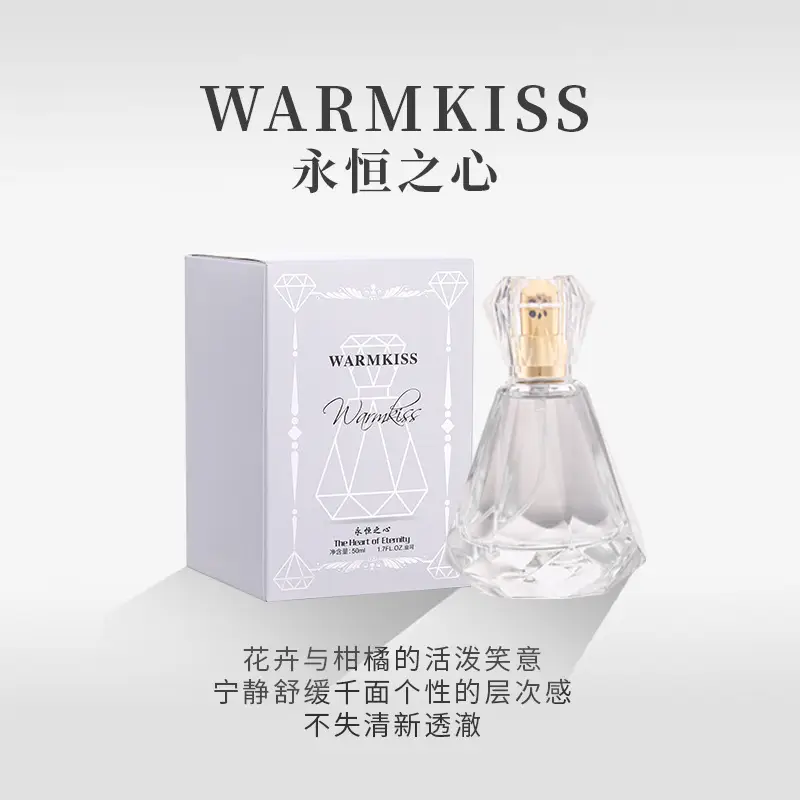 Popular online celebrity Crystal Love Ocean heart Diamond perfume long-lasting light fragrance men and women perfume Vietnam wholesale