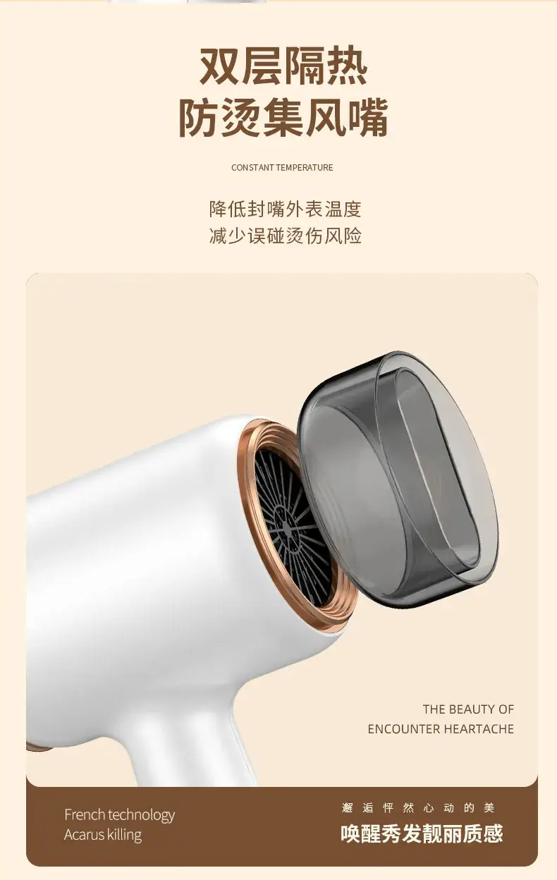 High-Power Hair Dryer with Blue Light & Negative Ion Technology — feature 24