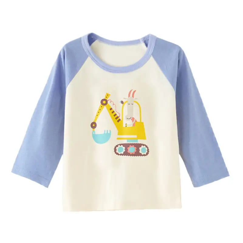 Baby's Pure Cotton Long Sleeve T-Shirt Cream