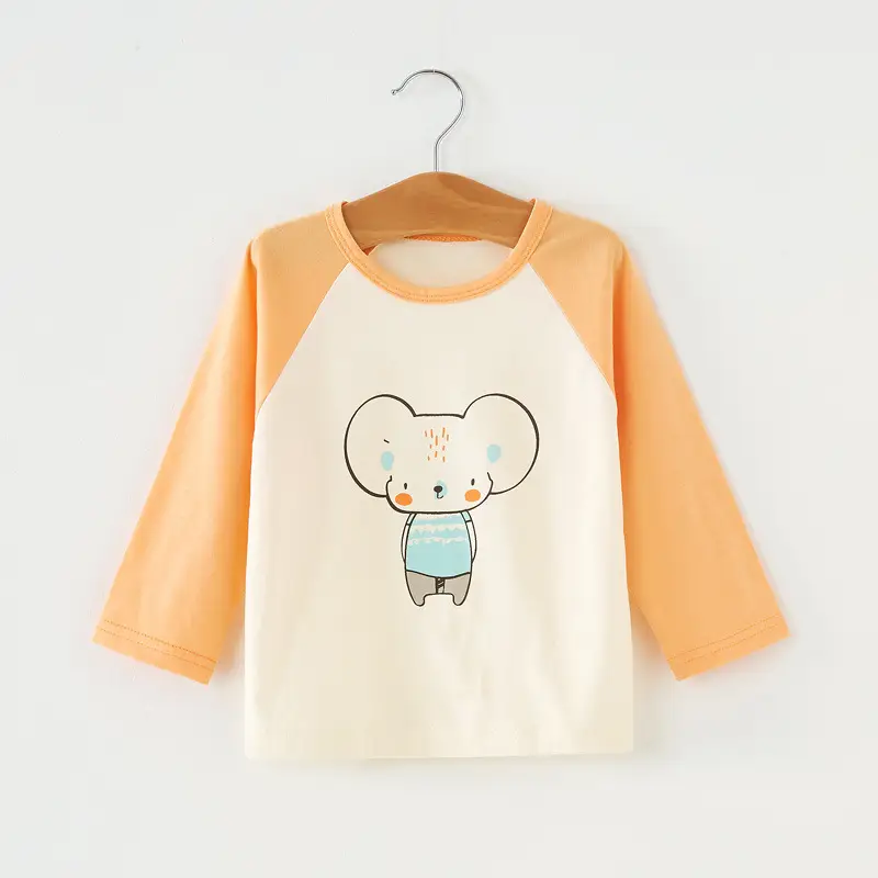 Baby's Pure Cotton Long Sleeve T-Shirt Cream