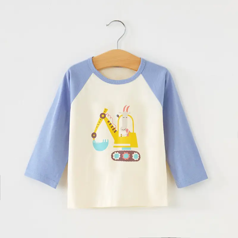 Baby's Pure Cotton Long Sleeve T-Shirt Cream