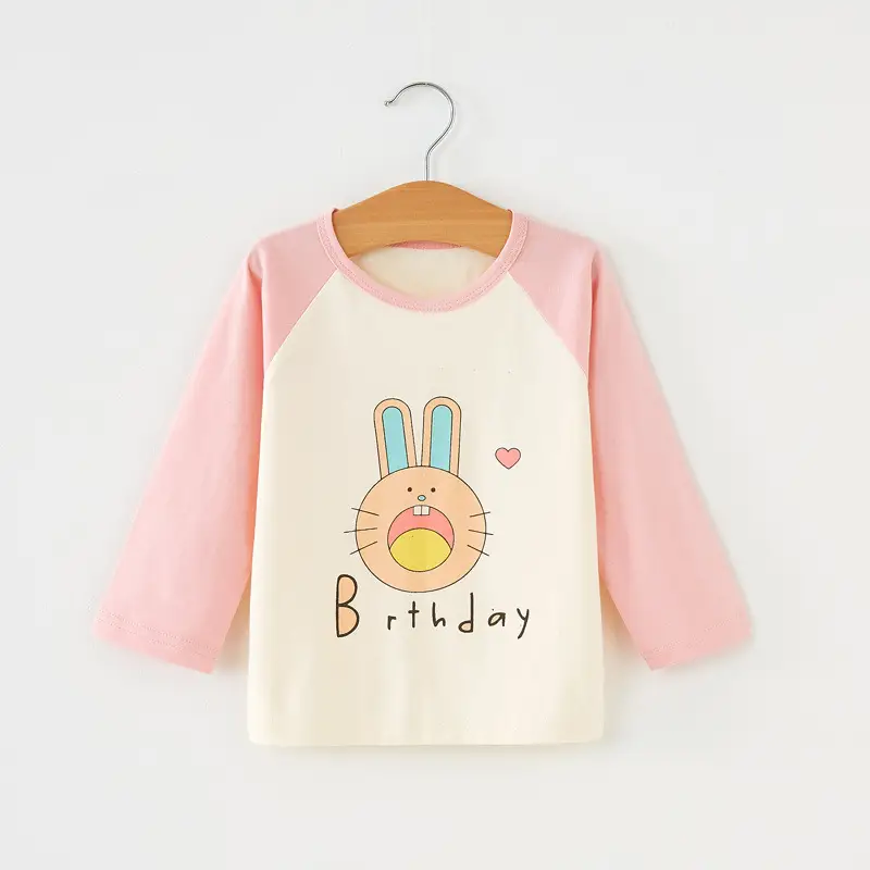 Baby's Pure Cotton Long Sleeve T-Shirt Cream