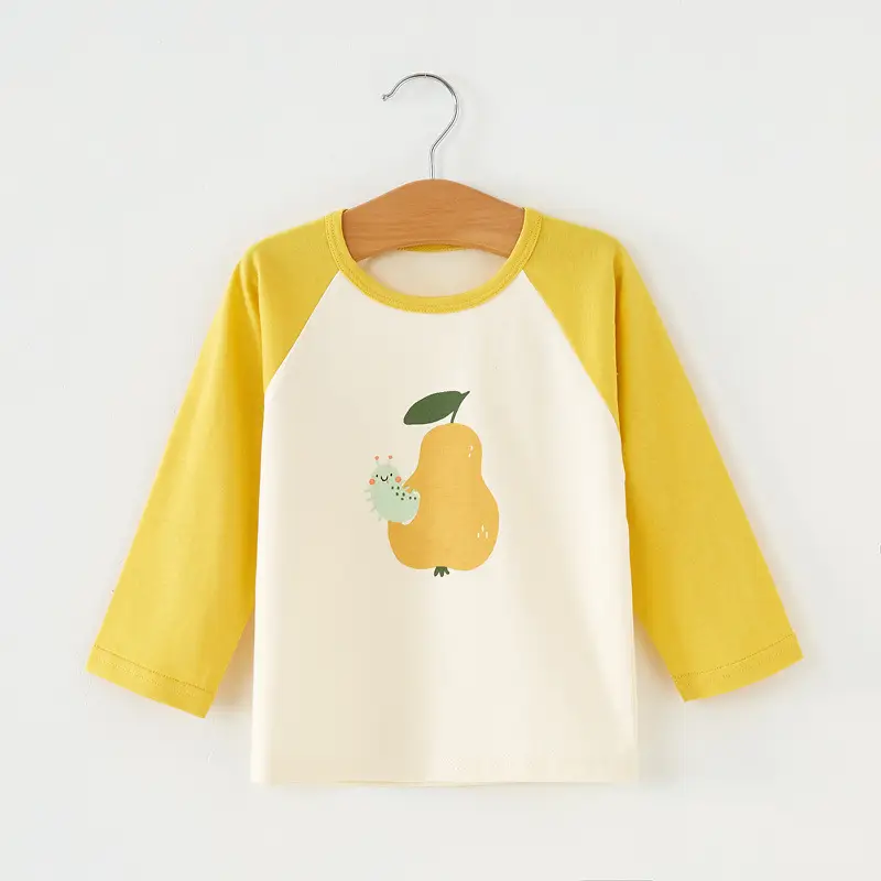 Baby's Pure Cotton Long Sleeve T-Shirt Cream