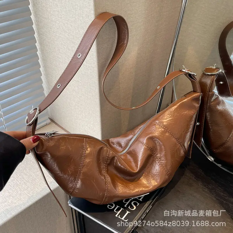 Black PU Leather Shoulder Bag for Women 2026 - Image 6