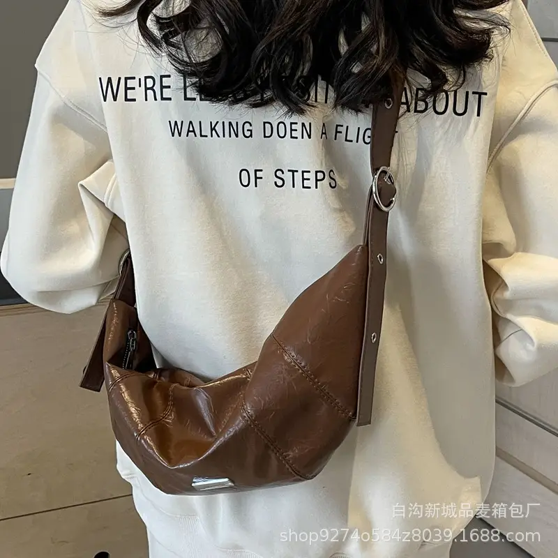 Black PU Leather Shoulder Bag for Women 2026 - Image 7