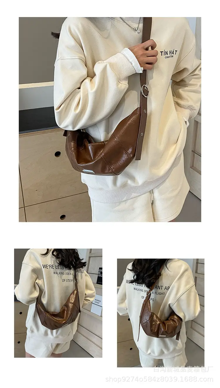 Black PU Leather Shoulder Bag for Women 2026 — feature 12