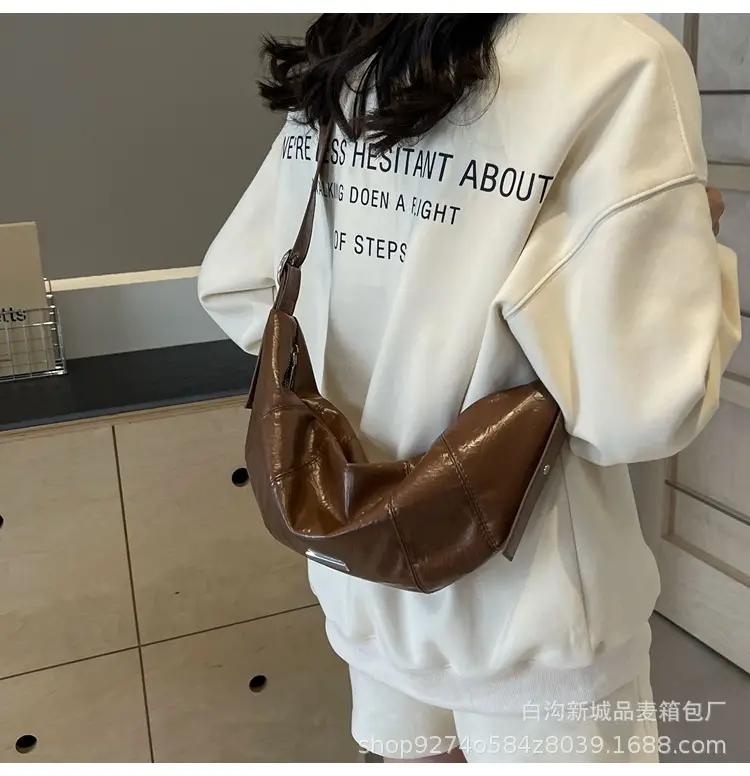 Black PU Leather Shoulder Bag for Women 2026 — feature 25