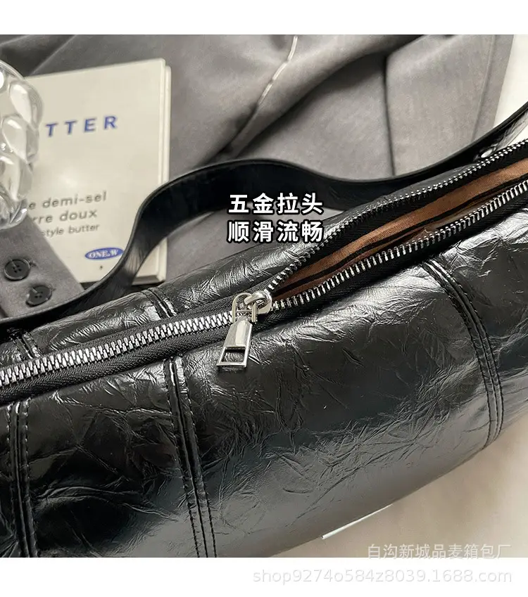 Black PU Leather Shoulder Bag for Women 2026 — feature 4