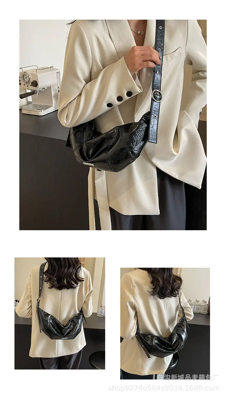 Black PU Leather Shoulder Bag for Women 2026 — feature 9