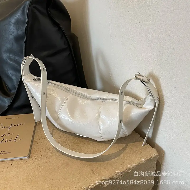 Black PU Leather Shoulder Bag for Women 2026 - Image 2
