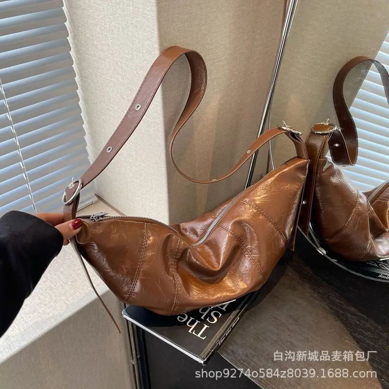 Black PU Leather Shoulder Bag for Women 2026 - Image 3