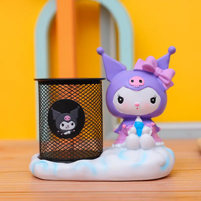 Cute LED Desk Lamp with Bowtie Cat Design
