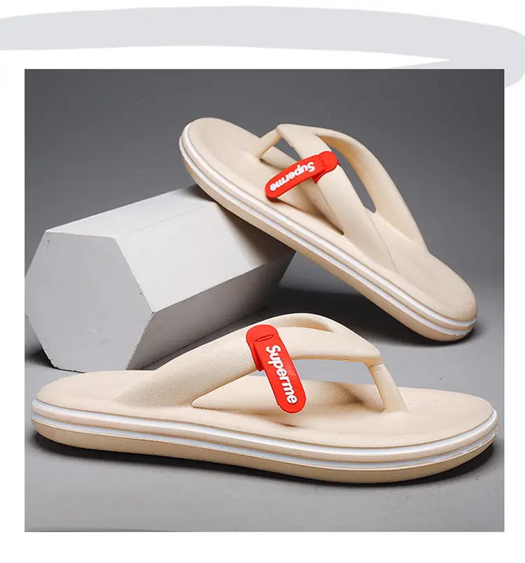 Dung Flip Flops Men's Summer Outfit Indoor Non-slip Casual Flip Flops Men's Sports Beach Sandals — feature 3