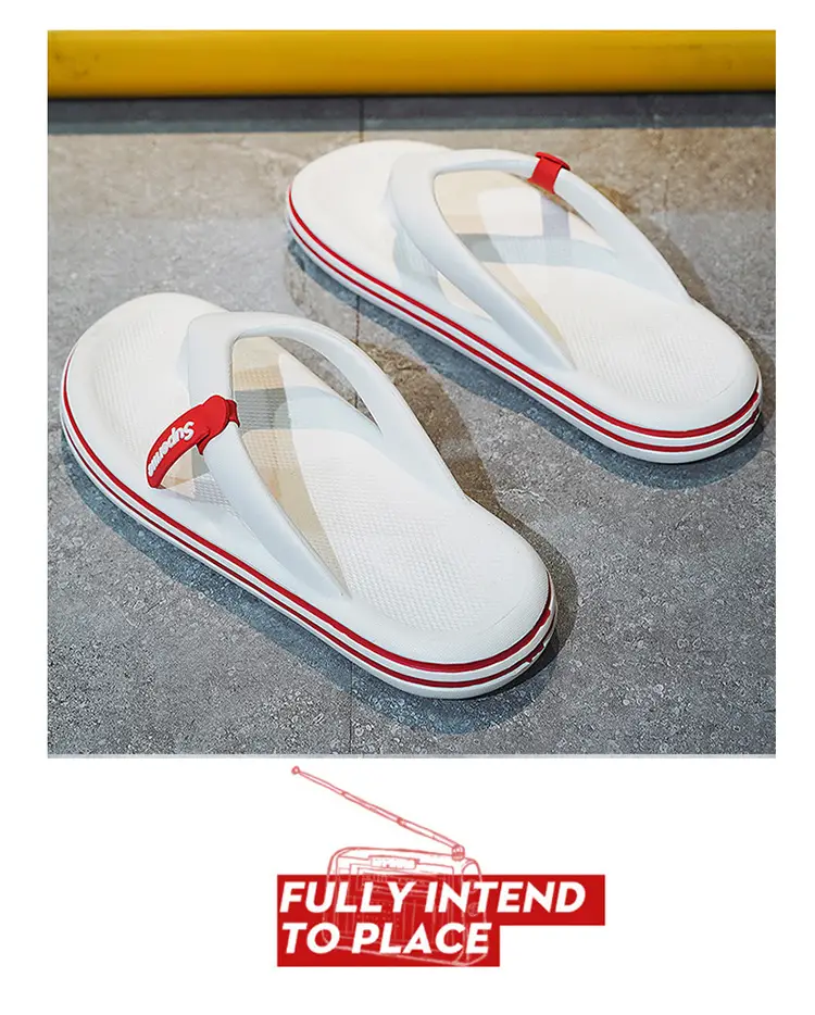 Dung Flip Flops Men's Summer Outfit Indoor Non-slip Casual Flip Flops Men's Sports Beach Sandals — feature 6