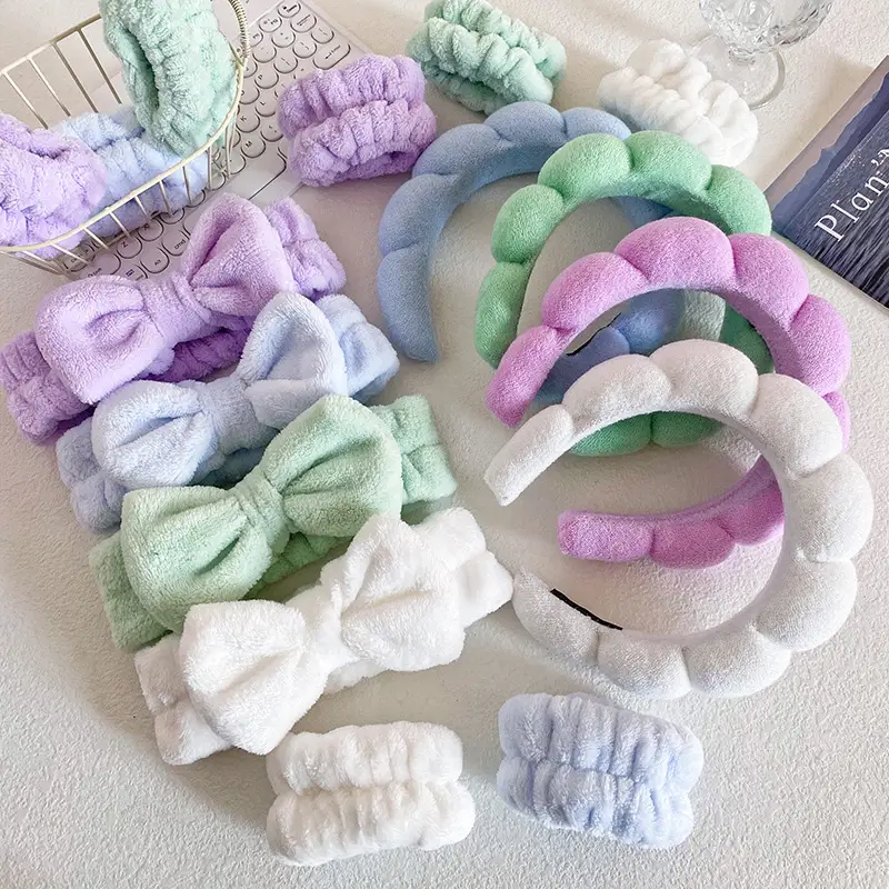 Grey Soft Braided Hair Bands for Women - Image 8