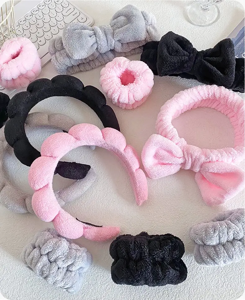 Grey Soft Braided Hair Bands for Women — feature 9