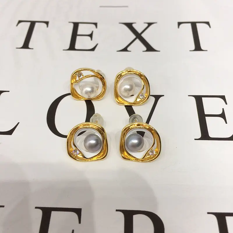 18K Gold Pearl Earrings for Women — feature 12
