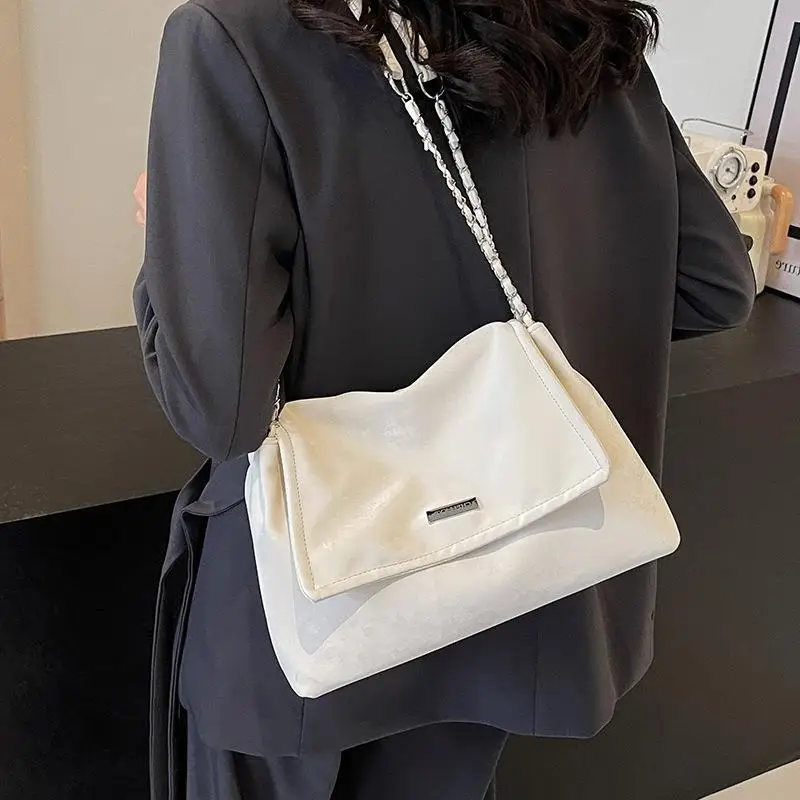 Pink Chain Shoulder Bag for Women Spring Summer