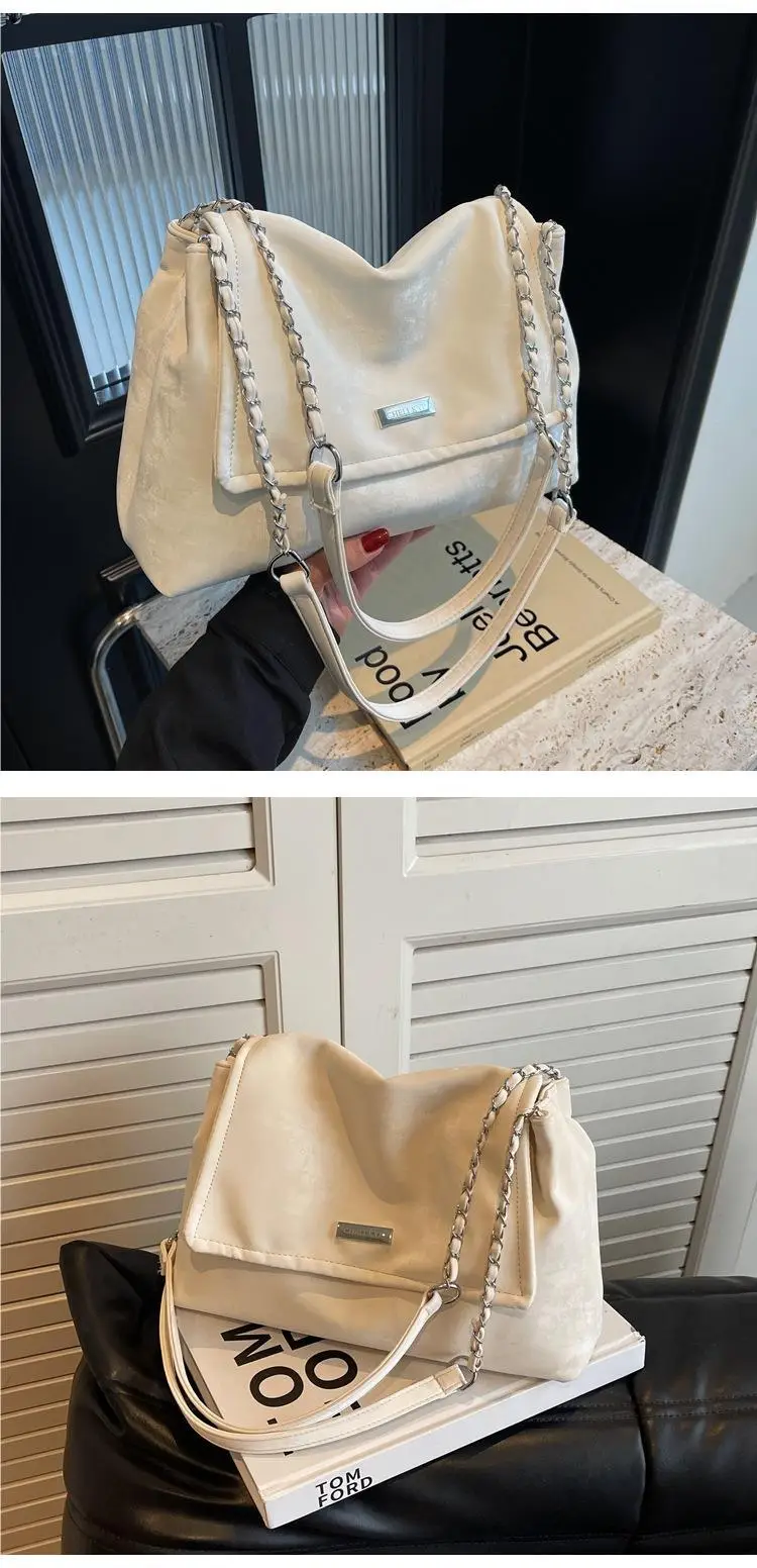 Pink Chain Shoulder Bag for Women Spring Summer — feature 13