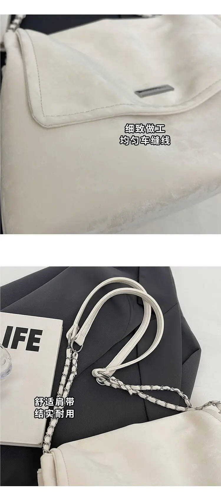 Pink Chain Shoulder Bag for Women Spring Summer — feature 3