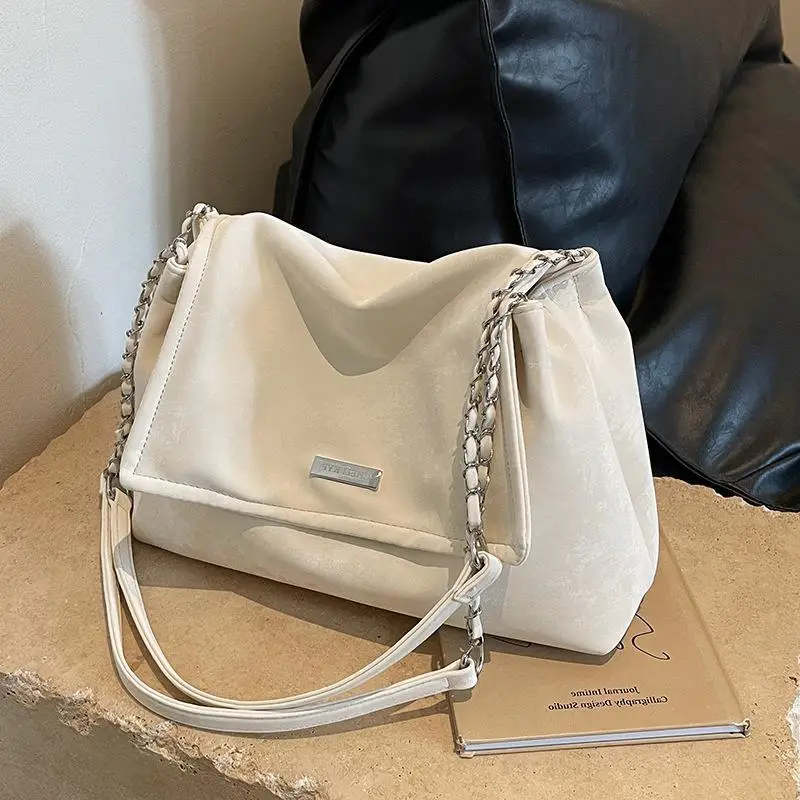 Pink Chain Shoulder Bag for Women Spring Summer