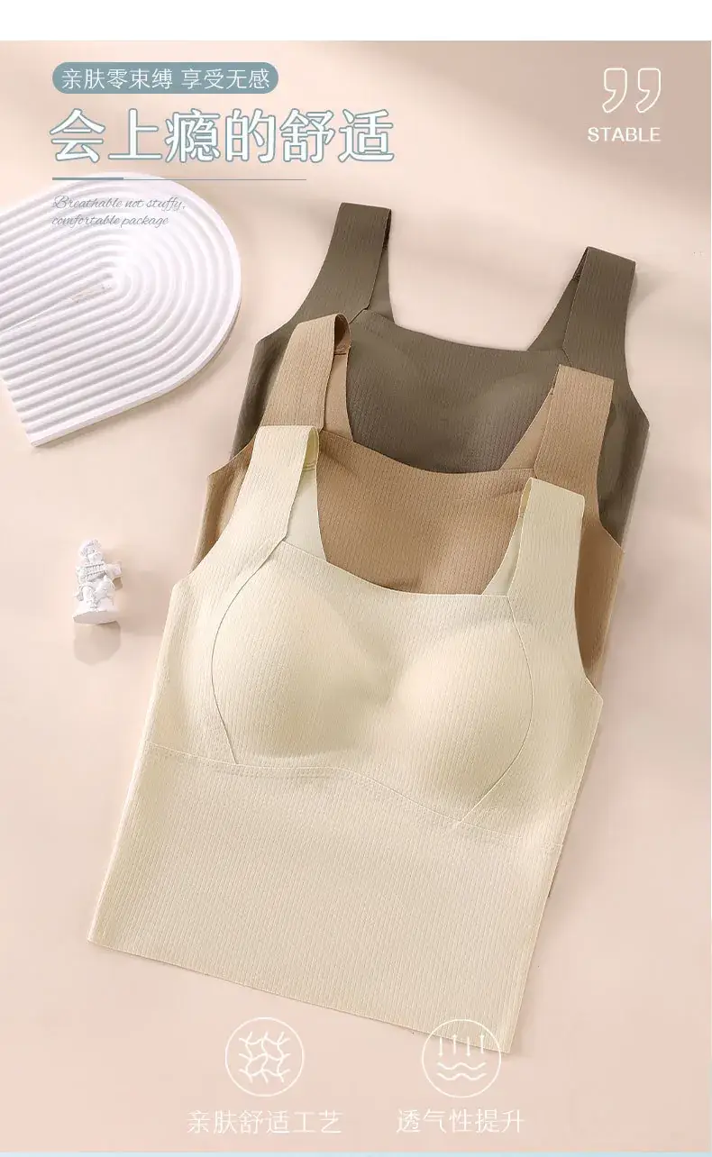 Ice Silk Push Up Bra Women's Seamless Cup Underwear — feature 13