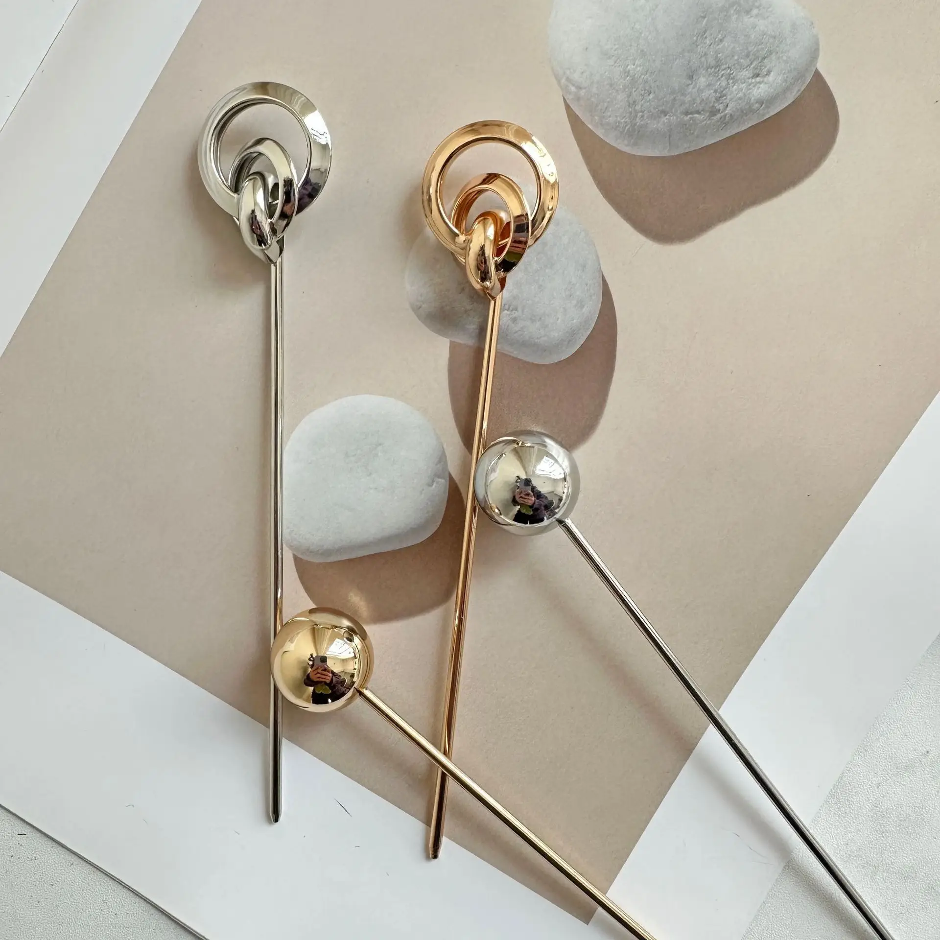 Modern Silver Hairpin for Women & Girls - Image 7