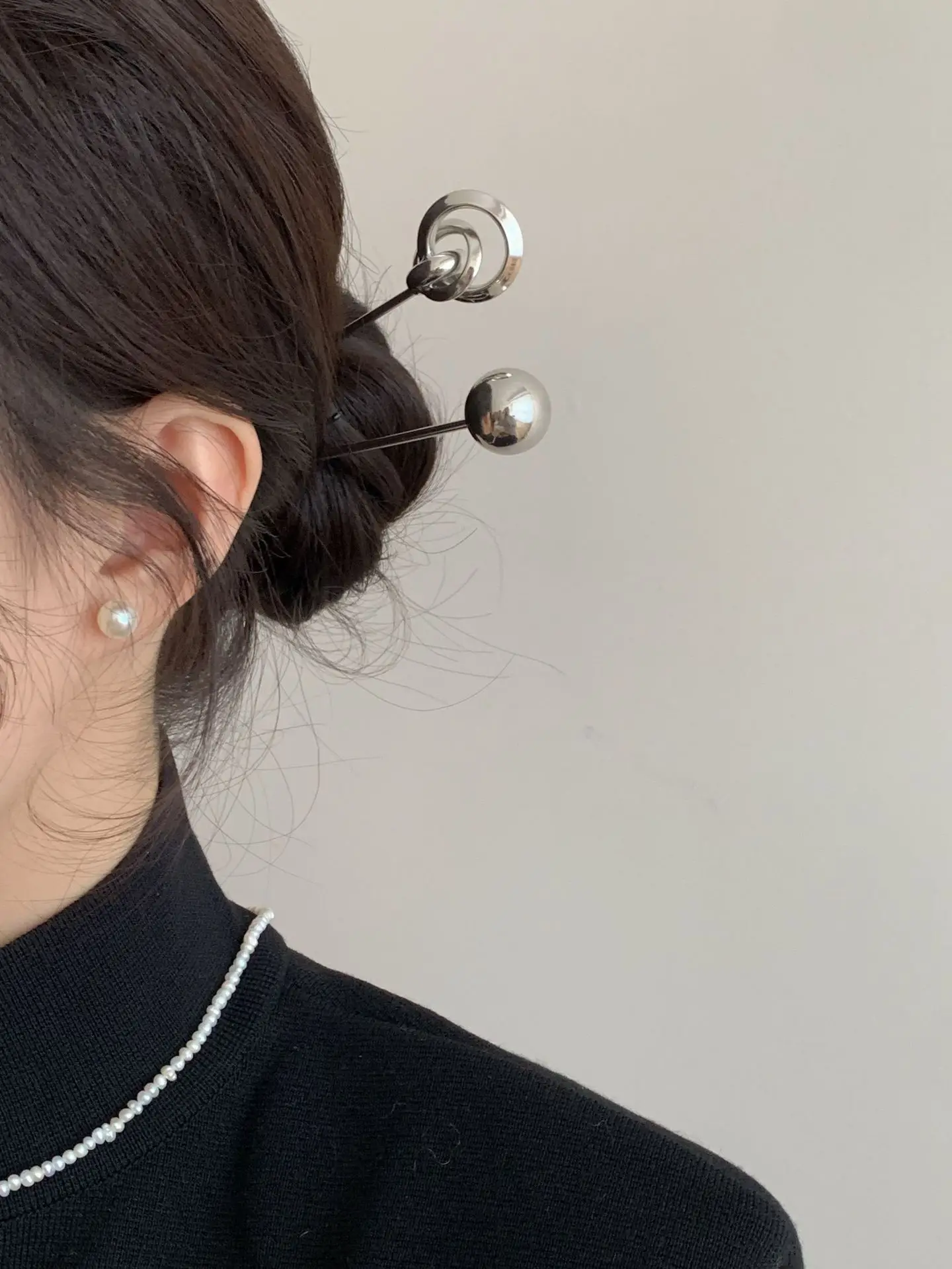 Modern Silver Hairpin for Women & Girls — feature 4