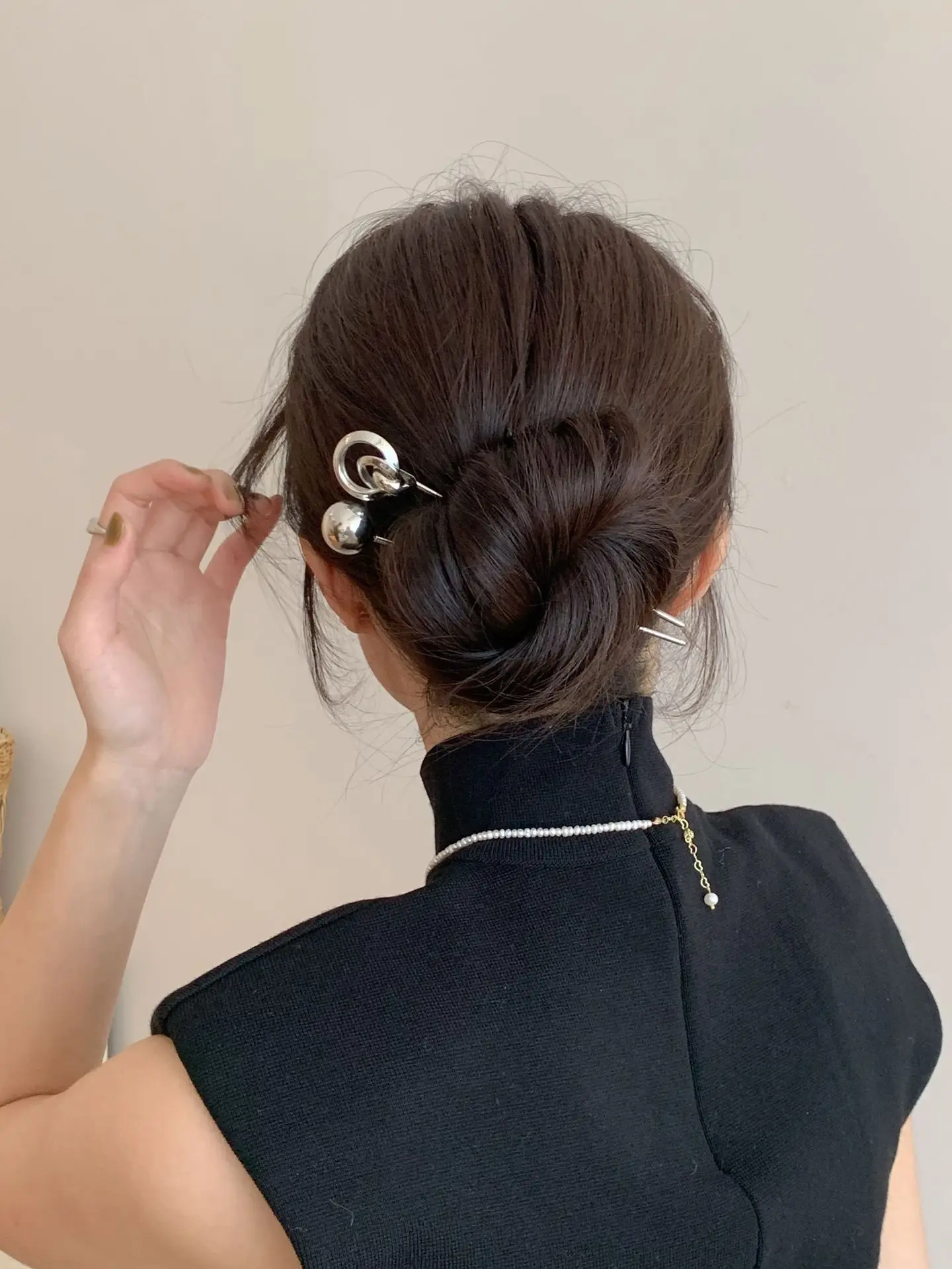 Modern Silver Hairpin for Women & Girls — feature 5